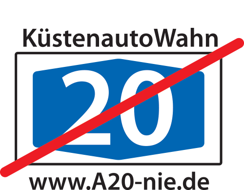 Logo A20 NIE!: KüstenautoWahn - www.a20-nie.de